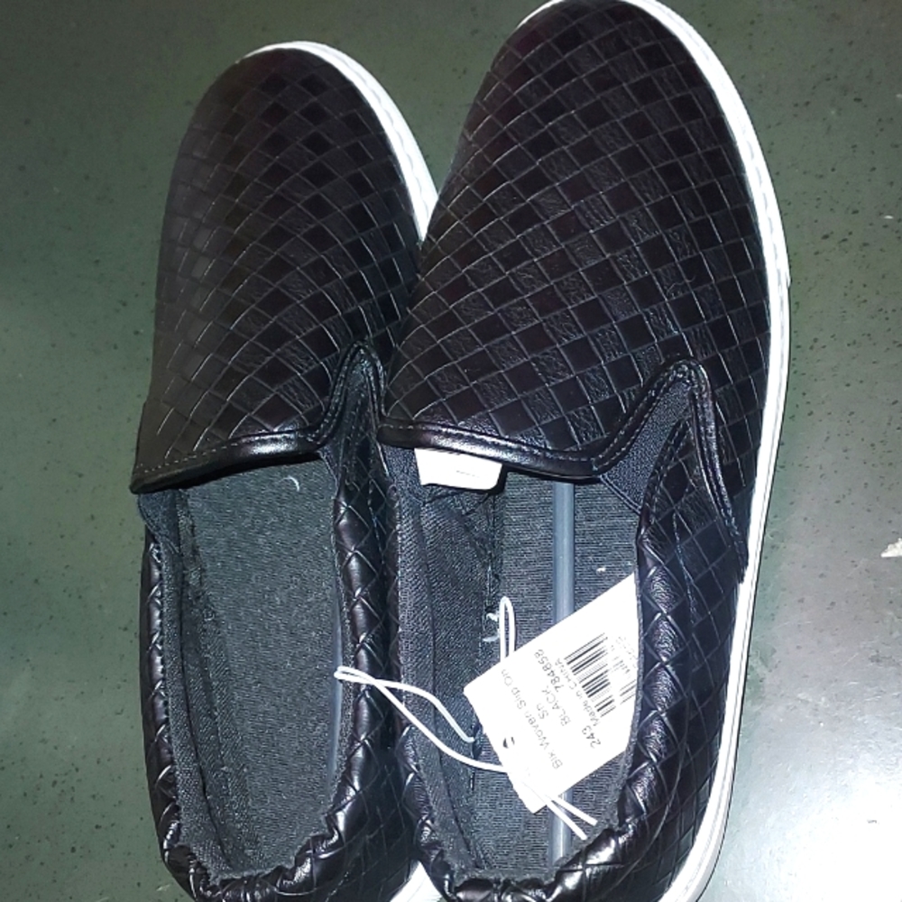 Black woman's slip on shoes